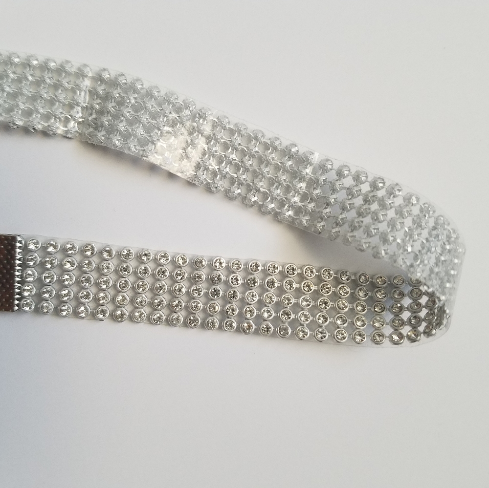 Rhinestone choker necklace - Picture 2 of 3